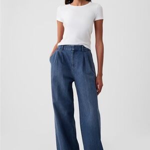 Gap 365 High Rise Denim Trousers - 00 petite